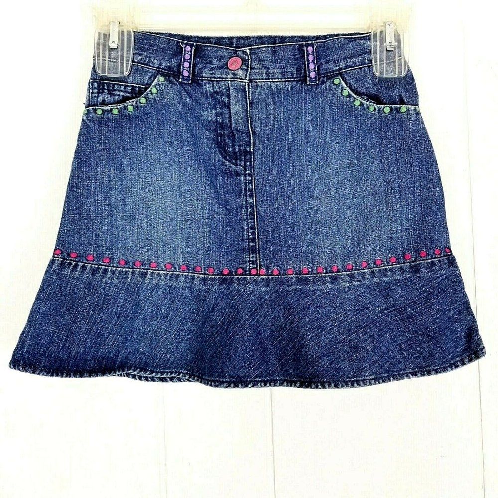 Talbots Kids Jean Skirt Girls Size 6X